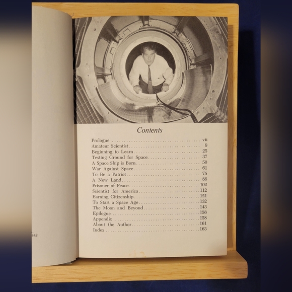 VTG HC Wernher Von Braun Space Pioneer By Goodrum 1969 1st Edition Very Good - Picture 7 of 8